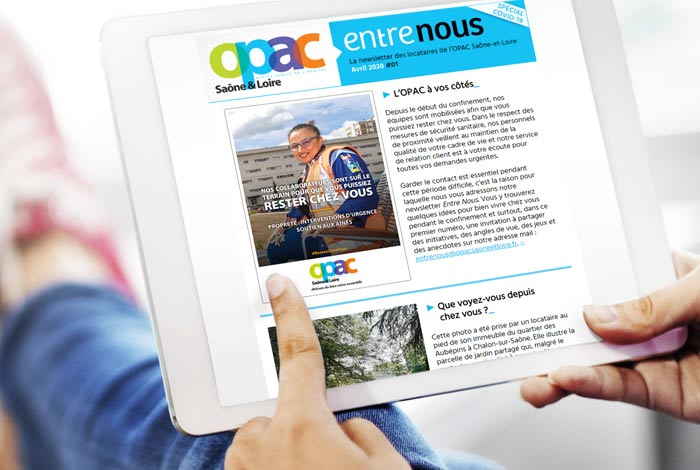 COVID-19 — Entre Nous, une newsletter participative pour nos locataires
