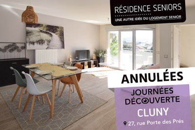 Journées découvertes de notre Résidence Seniors à Cluny - Annulées -