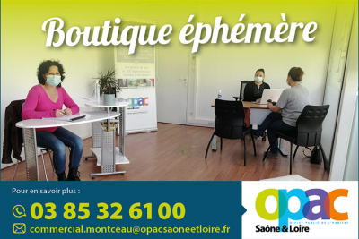 Boutique éphémère à Montceau-les-Mines