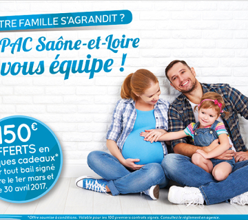 Votre famille s’agrandit ? L’OPAC Saône-et-Loire vous équipe !
