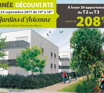 Les jardins d’Avicenne, à Charnay-les-Mâcon