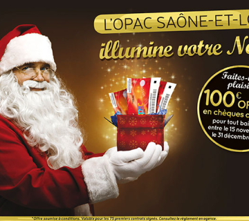 L’OPAC Saône-et-Loire illumine votre Noël !