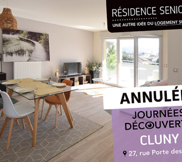 Journées découvertes de notre Résidence Seniors à Cluny - Annulées -