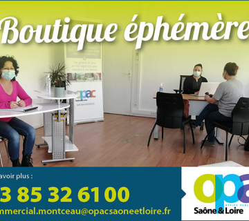 Boutique éphémère à Montceau-les-Mines