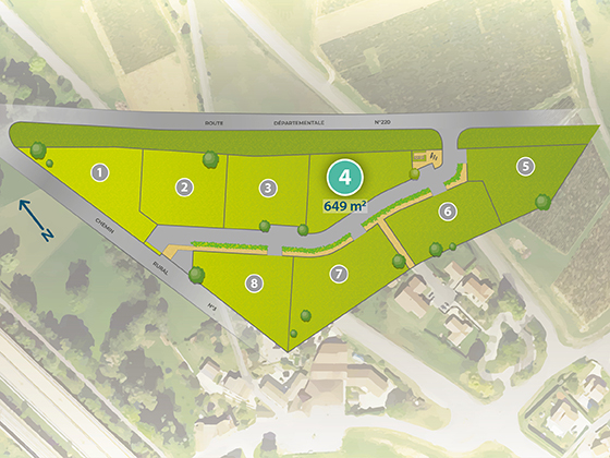 Terrain Berzé-la-Ville - 88589€