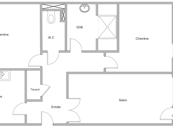 Appartement Paray-le-Monial 3 pièces - 552.06€