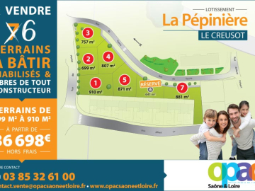 Terrain Le Creusot - 36698€