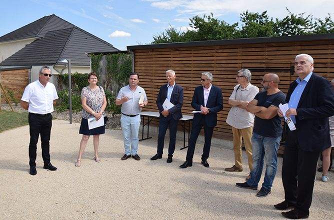Inauguration logements, rue Edith Cavell au Creusot