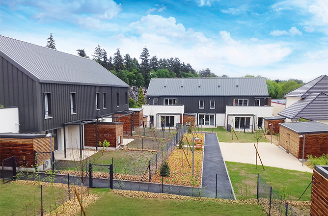 Inauguration logements, rue Edith Cavell au Creusot