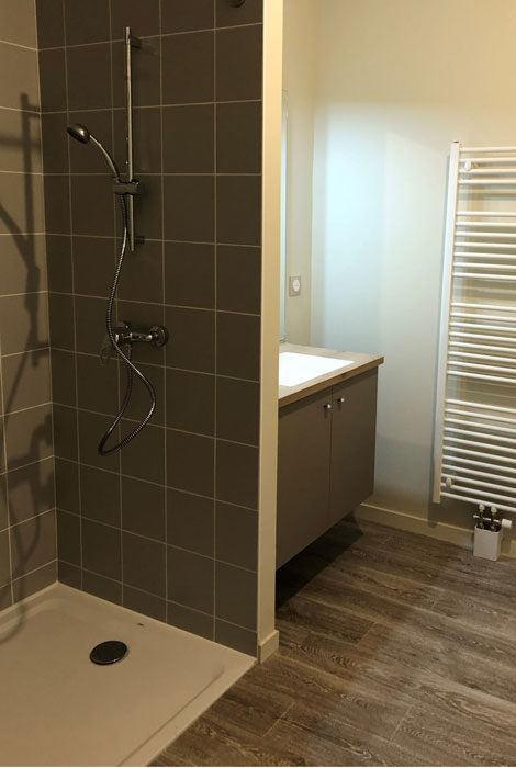  Résidence Seniors Chalon-sur-Saône, OPAC Saône-et-Loire Salle de bain